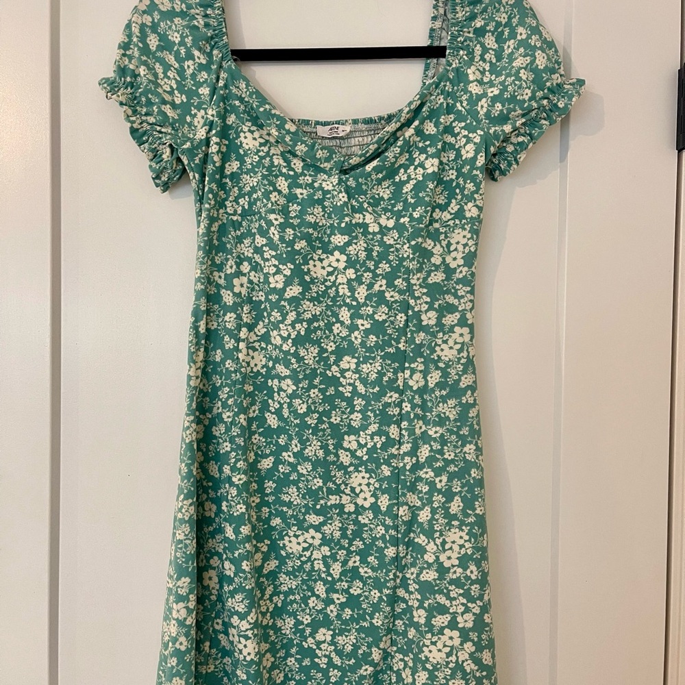 Seafoam floral sundress